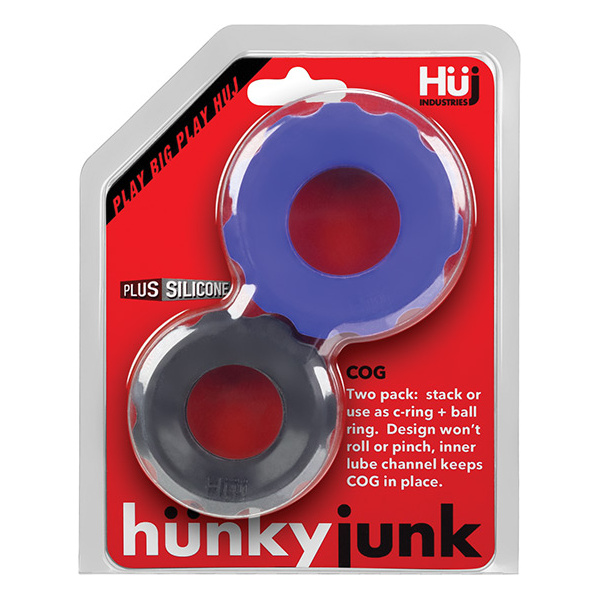 Hunky Junk Cog Ring 2 Size Double Pack - Pack Of 2 - Image 5