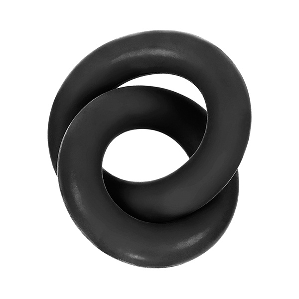 Hunky Junk Duo Linked Cock & Ball Rings - Tar