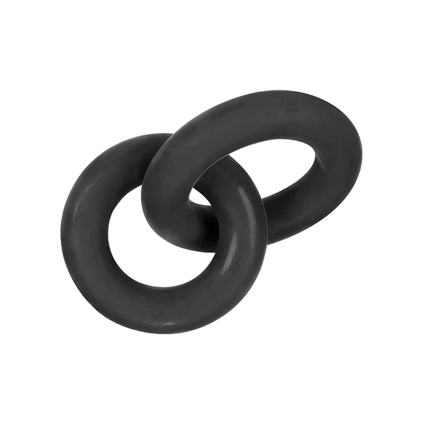 Hunky Junk Duo Linked Cock & Ball Rings - Tar - Image 3
