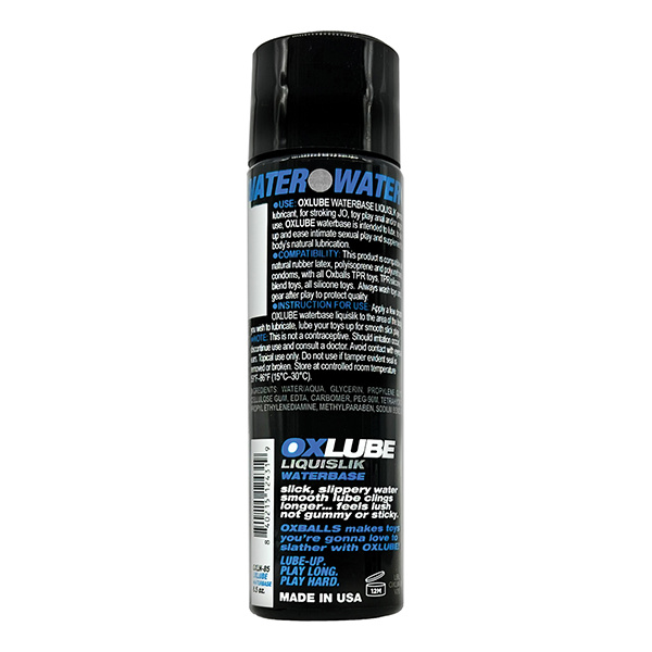 Ox Balls Oxlube Liquislik Waterbase - Oz - Image 2