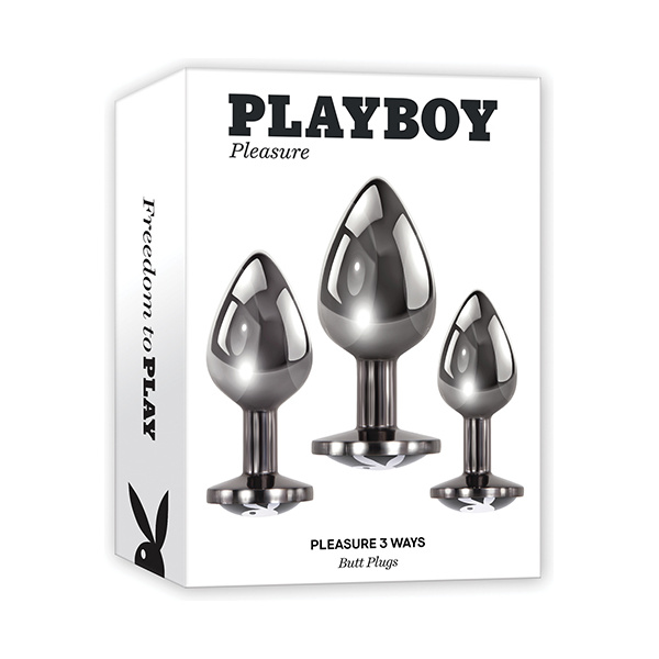Playboy Pleasure Pleasure 3 Ways Butt Plugs