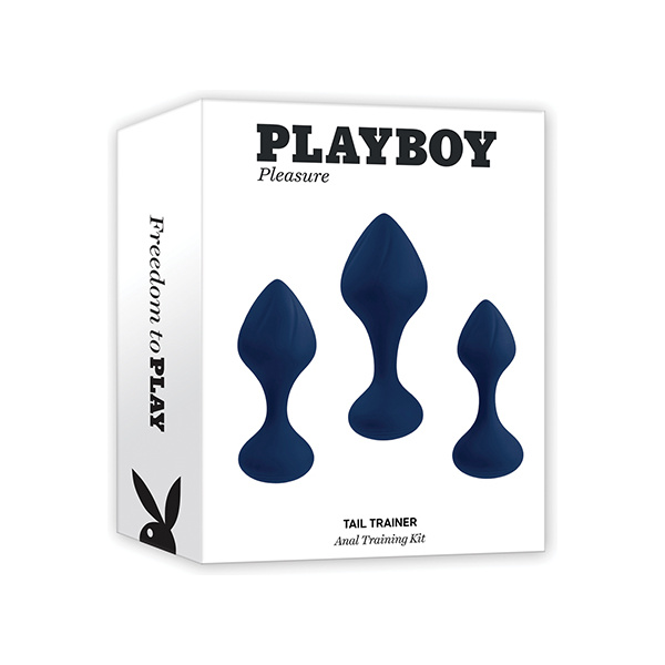 Playboy Pleasure Tail Trainer Anal Training Kit - Navy
