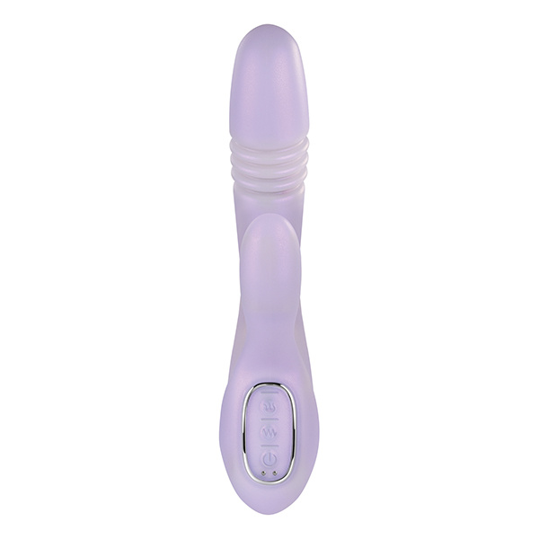 Playboy Pleasure Bumping Bunny Rabbit Vibrator - Opal - Image 3