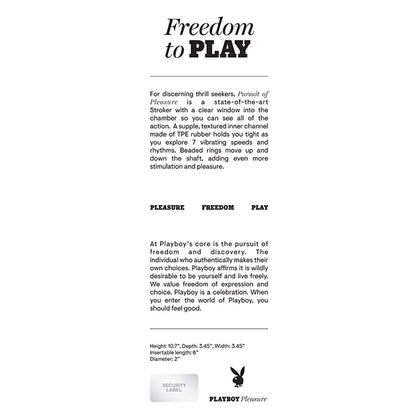 Playboy Pleasure Pursuit Of Pleasure Stroker - 2 AM - Image 2