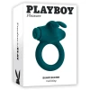 Playboy Pleasure Bunny Buzzer Cock Ring - Deep Teal