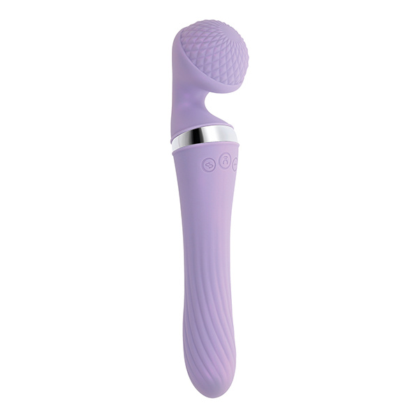 Playboy Pleasure Vibrato Wand Vibrator - Lilac - Image 5