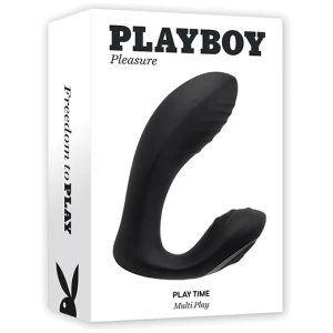 Playboy Pleasure Play time Multi Play G-Spot & P-Spot Vibrator - Black