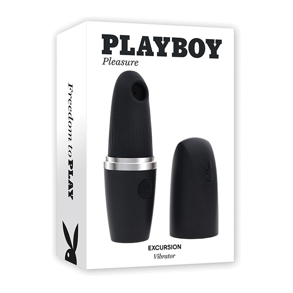 Playboy Pleasures Excursion Clitoral Suction Vibe - Black