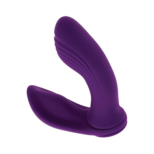 Playboy Pleasure Mix & Match Dual Vibrator - Purple - Image 3