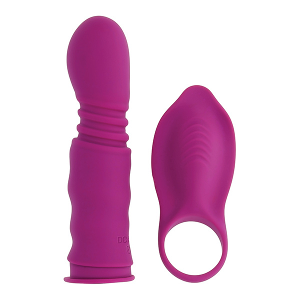 Playboy Pleasure Match Play Dual Vibrator - Fuchsia - Image 5