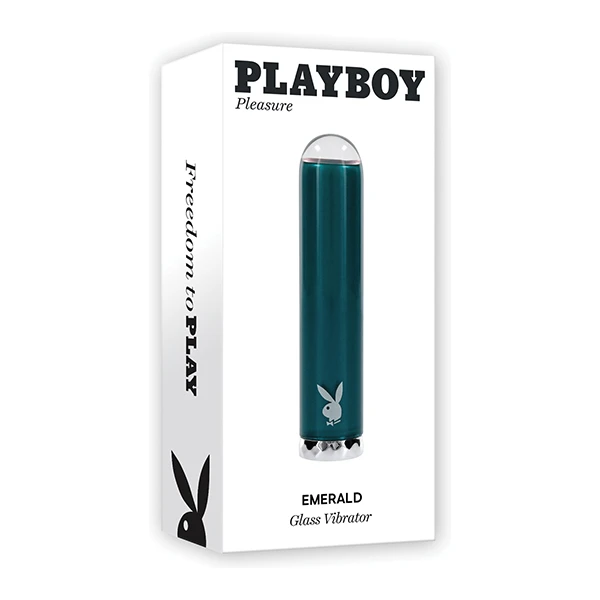 Playboy Pleasure Emerald Bullet Vibrator - Deep Teal