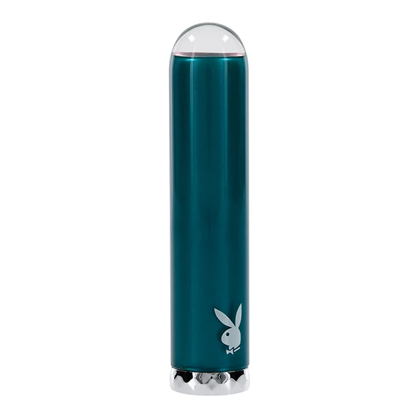 Playboy Pleasure Emerald Bullet Vibrator - Deep Teal - Image 3