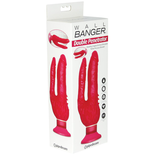 Wall Bangers Double Penetrator Waterproof - Pink