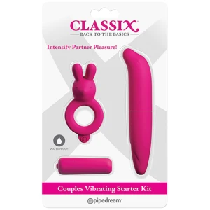 Classix Couples Vibrating Starter Kit - Pink