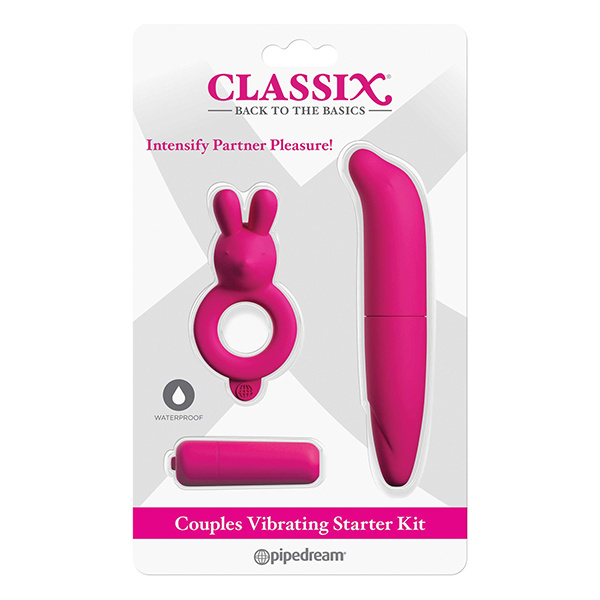 Classix Couples Vibrating Starter Kit - Pink