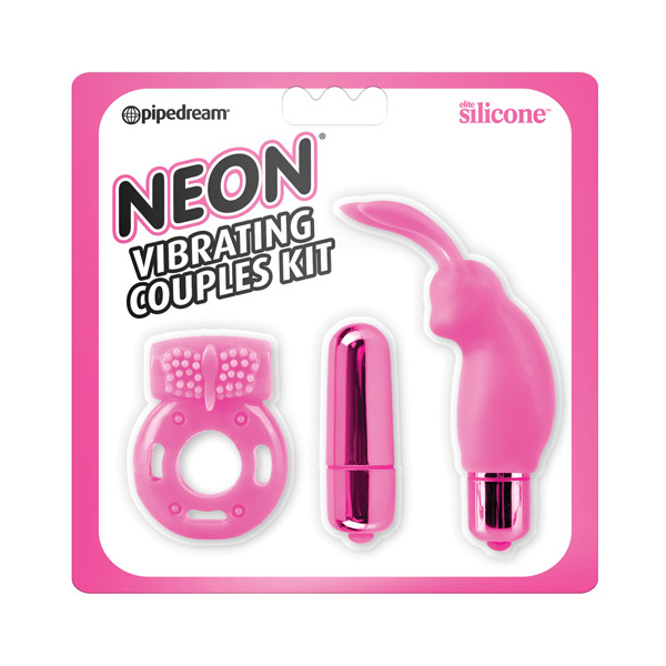 Neon Luv Touch Vibrating Couples Kit