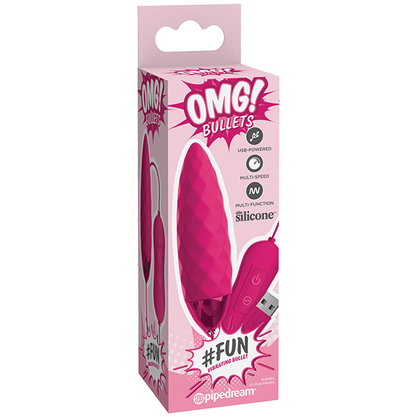 OMG! Bullets (Hash Tag) Fun  - Fuchsia