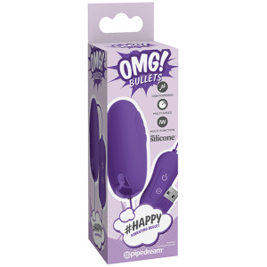 OMG! Bullets (Hash Tag) Happy  - Purple