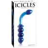 Icicles  No. 31 Hand Blown Glass - Blue G Spot