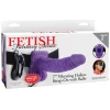 "Fetish Fantasy Series 7"" Vibrating Hollow Strap On W/balls"