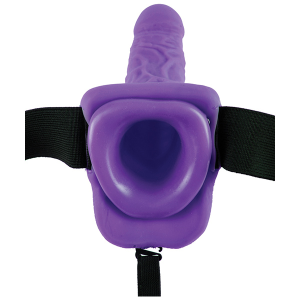 "Fetish Fantasy Series 7"" Vibrating Hollow Strap On W/balls" - Image 2