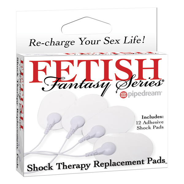 Fetish Fantasy Series Shock Therapy Replacement Pads - 12 pc