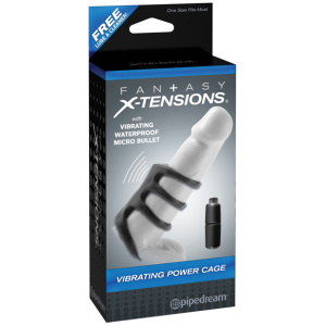Fantasy X-tensions Vibrating Power Cage - Black