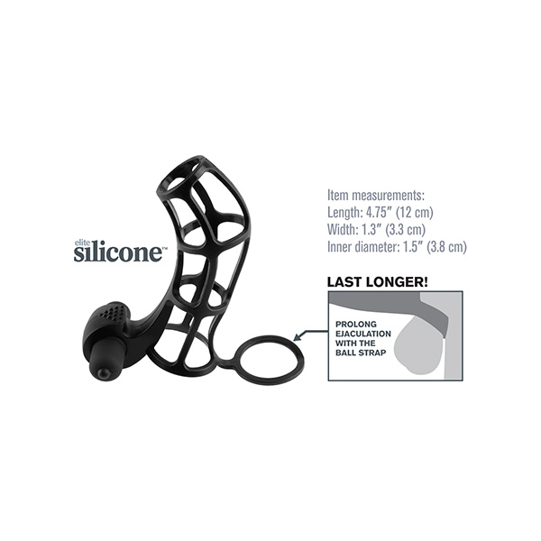 Fantasy X-tensions Deluxe Silicone Power Cage - Black - Image 2