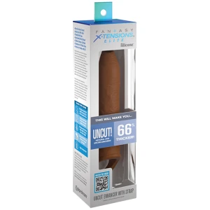 Fantasy X-tensions Elite Uncut 7" Extension Sleeve w-Strap - Tan