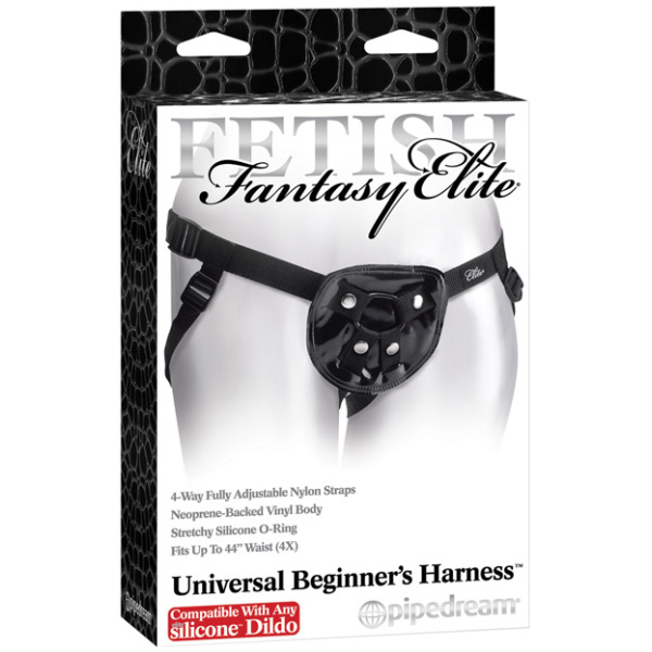 Fetish Fantasy Elite Universal Beginner's Harness - Compatible w-Any Silicone Dildo