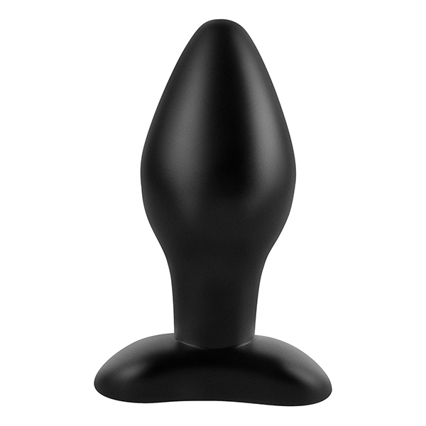 Anal Fantasy Collection Large Silicone Plug - Black - Image 3