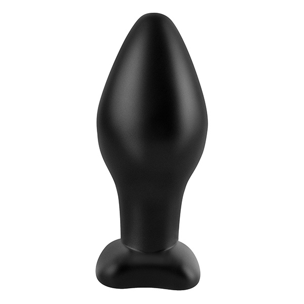 Anal Fantasy Collection Large Silicone Plug - Black - Image 2