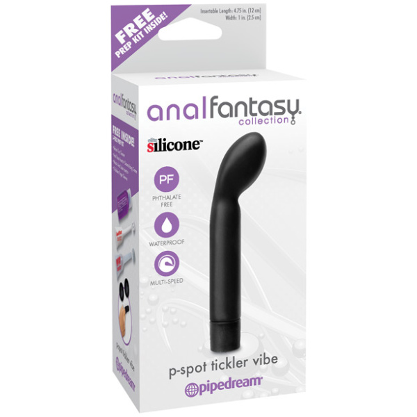 Anal Fantasy Collection P Spot Tickler Vibe - Black