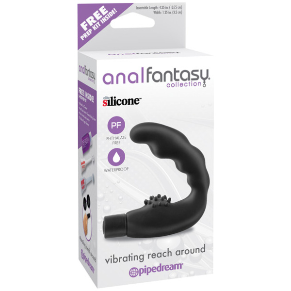 Anal Fantasy Collection Vibrating Reach Around - Black