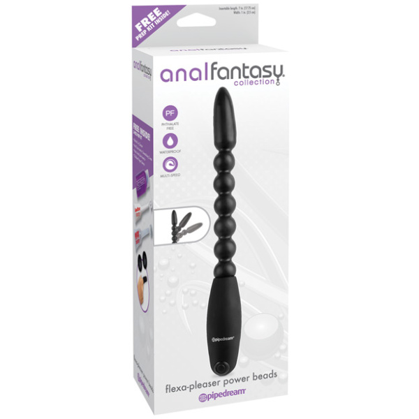 Anal Fantasy Collection Flexa Pleaser Power Beads - Black