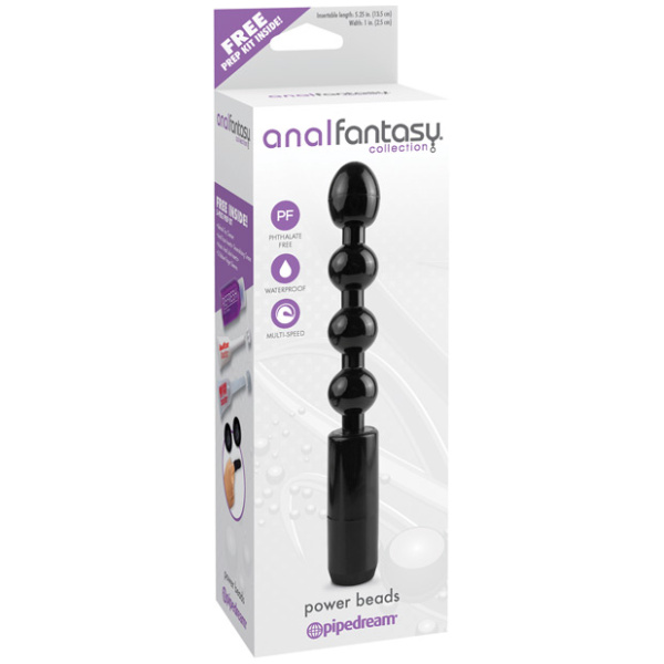 Anal Fantasy Collection Power Beads - Black