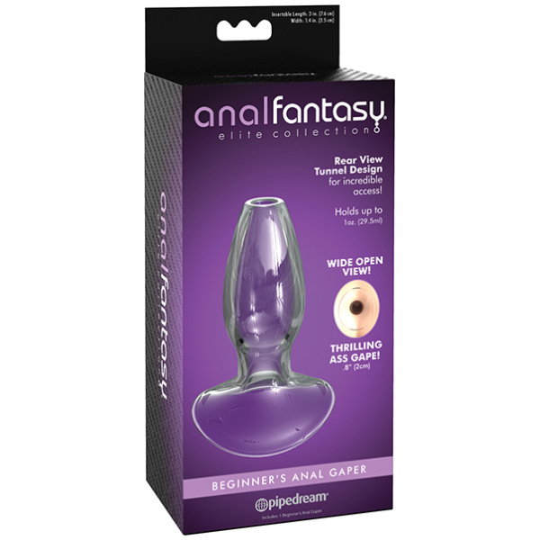 Anal Fantasy Ellite Anal Glass Gaper - Clear