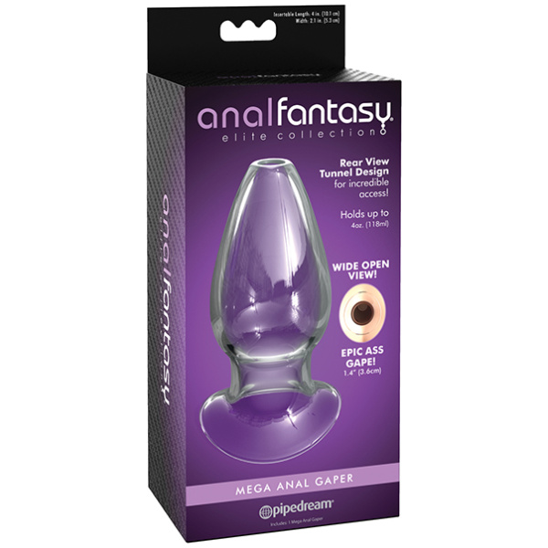 Anal Fantasy Elite Collection Mega Anal Glass Gaper - Clear