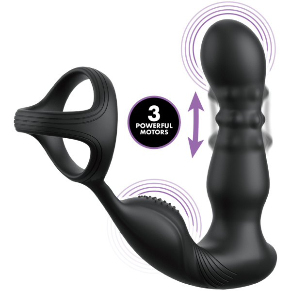 Anal Fantasy Elite Ass-Gasm Slide & Glide P-Spot Stimulator - Black - Image 4