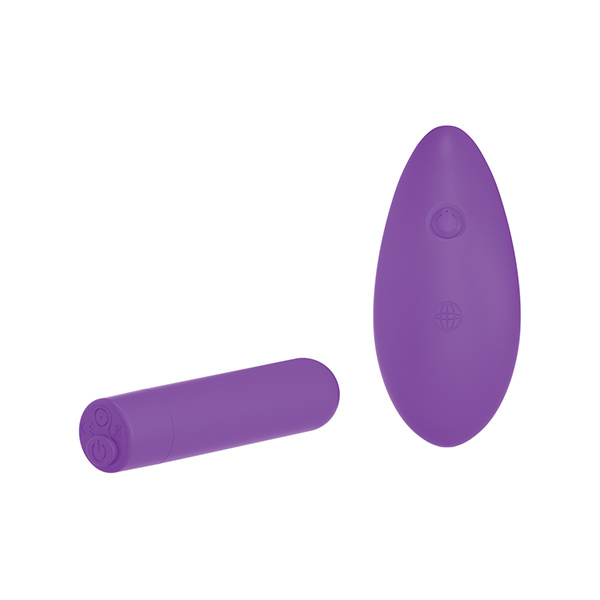 Fantasy for Her Rechargeable Remote Control Bullet - Purple - Image 5