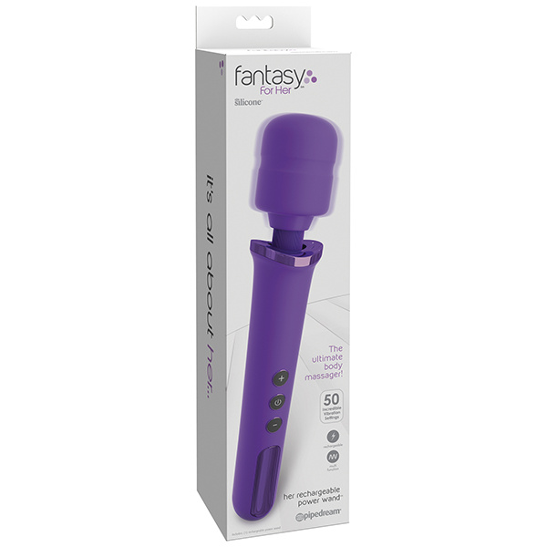 Fantasy for Her Rechargeable Power Wand - Purple