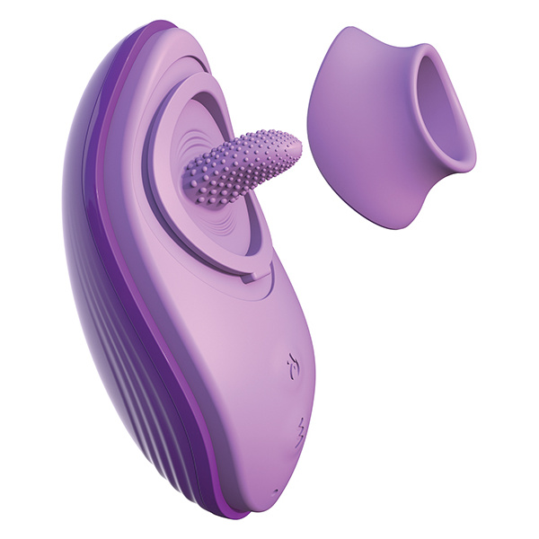 Fantasy for Her Silicone Fun Tongue - Purple - Image 3