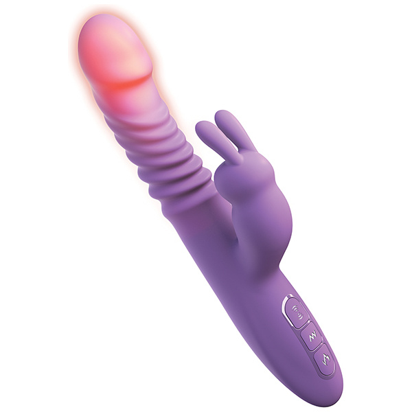 Fantasy for Her Ultimate Thrusting Silicone Rabbit - Purple - Image 3