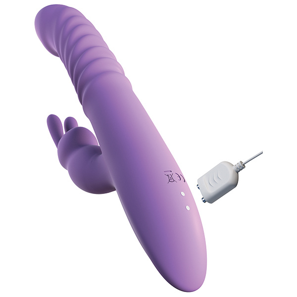 Fantasy for Her Ultimate Thrusting Silicone Rabbit - Purple - Image 5