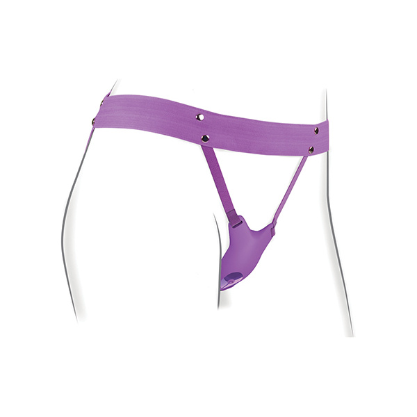 Fantasy For Her Ultimate Butterfly Strap On - Purple - Image 3