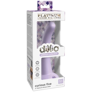 Dillio Platinum 5" Curious Five Silicone Dildo