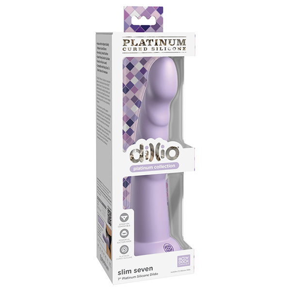 Dillio Platinum 7" Slim Seven Silicone Dildo