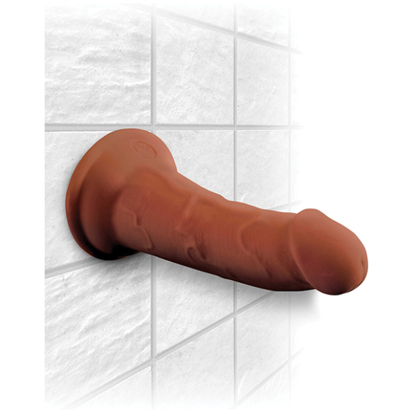 King Cock Plus 6" Triple Density Cock - Brown - Image 5