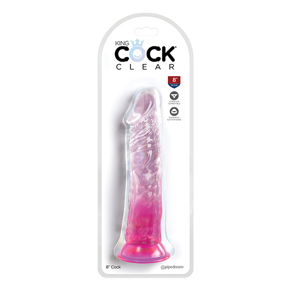 King Cock Clear 8" Cock