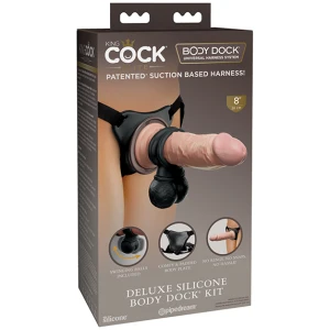 King Cock Elite Deluxe Silicone Body Dock Kit